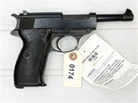 German P-38 9mm pistol, s#1150, WWII era, soft