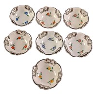 Seven Vintage Mini Japanese Sake Porcelain Cups