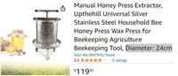 Manual Honey Press Extractor, Diameter: 24cm