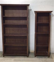 Two Wooden Bookshelves MFA