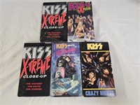 5 Vintage Kiss VHS Tapes