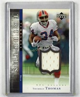 Thurman Thomas Upper Deck Tributes Jersey  Card