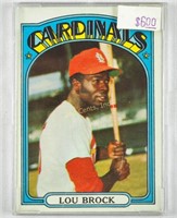 Vintage 1972 Lou Brock # 200 Baseball Card