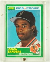 1989 Deion Sanders Rookie Football Card