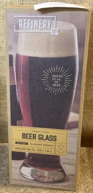 New - beer glass 55 oz