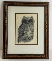 Owl Sketch  21 x 17