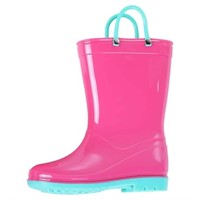 24  Size 7 Litfun Toddler Kids Rain Boots for Boys