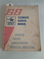 1968 American motors technical service manual