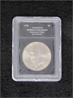 1976-P Eisenhower Silver Dollar-