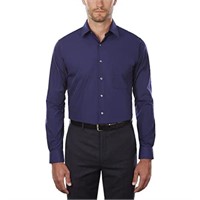 Large, Van Heusen Men's Dress Shirt Regular Fit