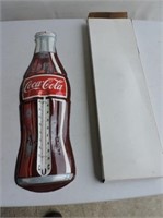 Coca-Cola Tin Thermometer, In Original Box, 16" L