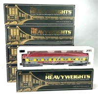 5 K-Line O-Gauge Observation Train Cars.