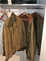 (3) Vintage Hunting Coats