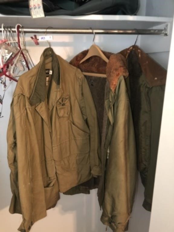 (3) Vintage Hunting Coats