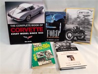 Henry's lady book, Ford, Corvette  and other