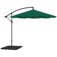 Pure Garden Offset Patio Umbrella – 10 Ft
