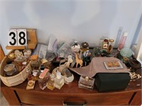 Group of Perfume and Perfume Bottles ~ Dresser