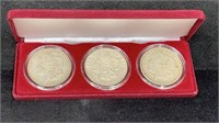 1921-PDS Silver Morgan Dollars Set (3 coins)