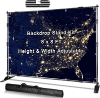 8x8FT iElyiEsy Backdrop Stand Kit