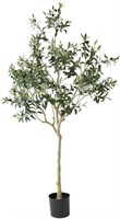 6ft Faux Olive Tree with Planter
