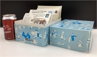 Boîte avec fiches Tintin