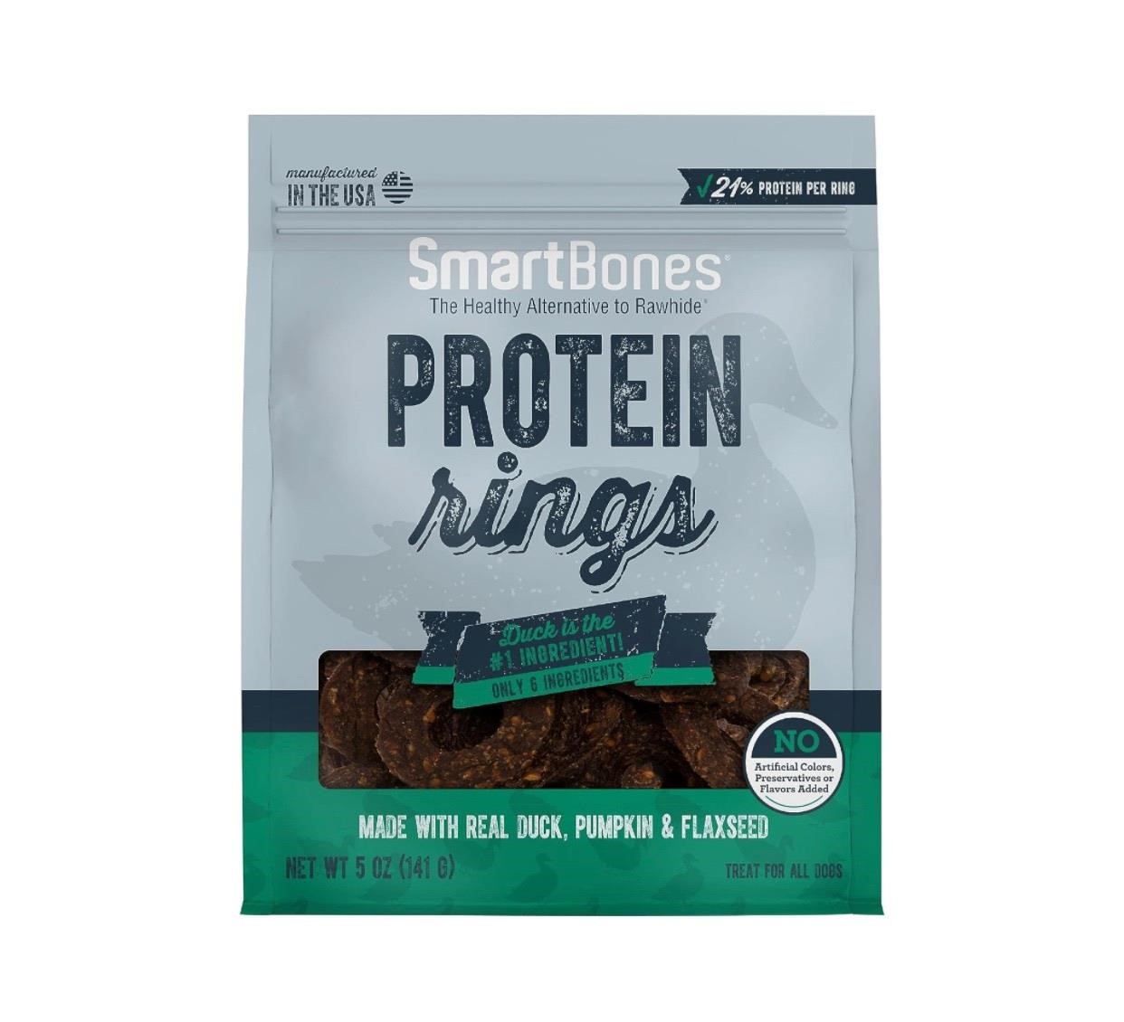 SmartBones Protein Rings with Real Duck, Pumpkin &