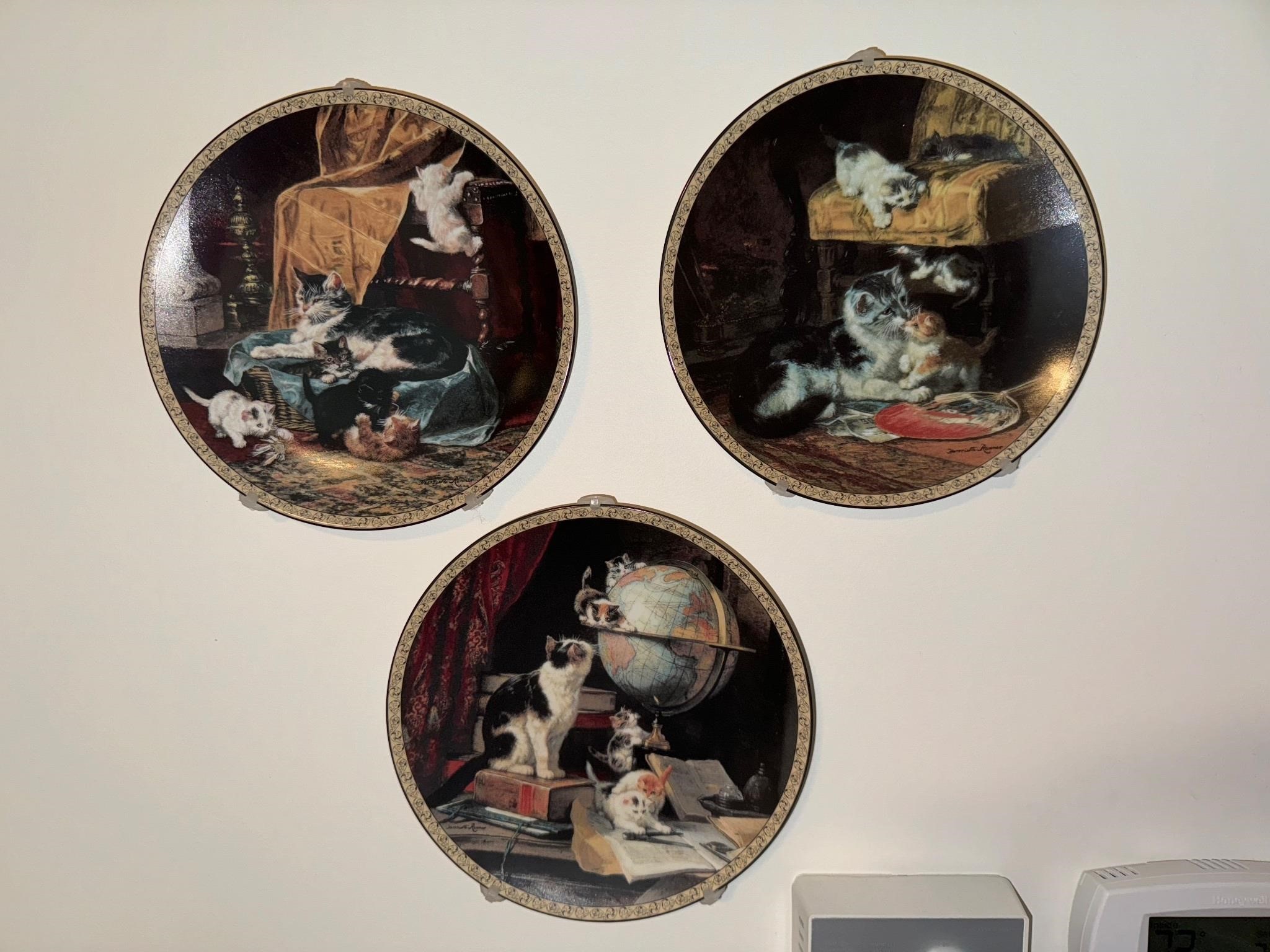 Cat Decor Plates