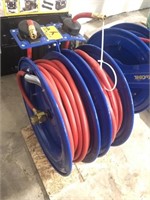 Ez-coil double reel hose reel
