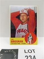 1963 TOPPS JIM BRONSAN MLB BASEBALL CARD