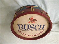 Busch Beer Advertising Drum