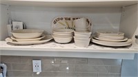 Assorted Correll Place Settings, Incomplete Set