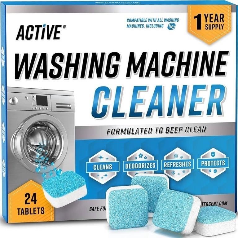 ACTIVE 24TABLETS Washing Machine Cleaner