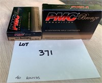 2 Boxes PMC 223 Remington 55gr FMJ,40 rounds