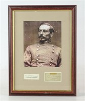 General P.G.T. Beauregard Autograph