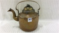 Very Old Primitive Copper Teapot