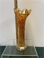 Imperial Carnival Glass Vase