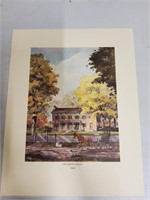 Omer Seamon Signed Print Old Markle House 1848