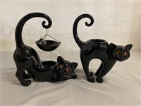 Black Cats Yankee Candle Warmer & Tea Light Holder