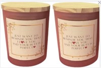 2x Scented Candle Gifts - For Her Funny