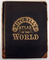 MITCHELL'S ATLAS OF THE WORLD 1883