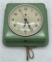 (N) Vintage General Electric Wall Clock 7” x 7”