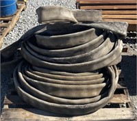 (Z) Two Rolls of Fire Hose, 4 in. Diameter Ends