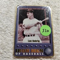 1996 Upper Deck Metal Card Lou Gehrig