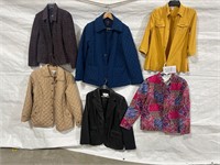 women’s medium, petite medium jackets, and coats