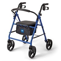 Medline Steel Rollator Walker for Adult Mobility I