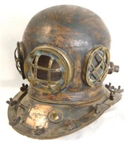 British Brass diving Bell Helmet