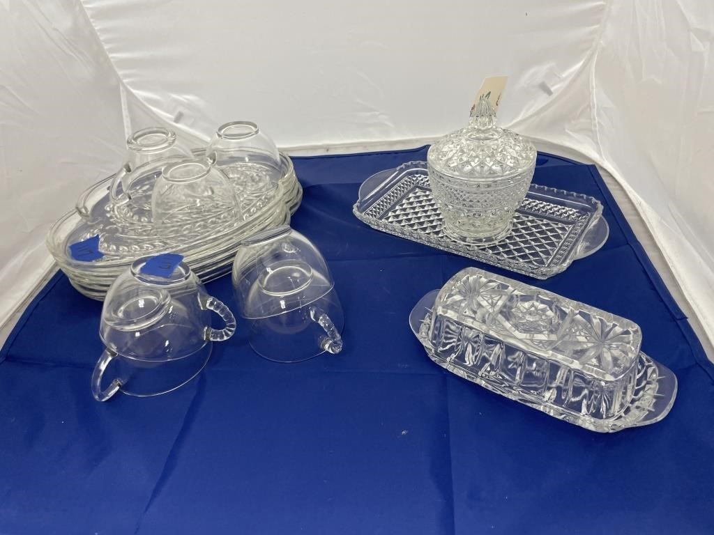 Various Glass Serving Trays