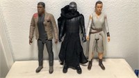 (3) 18” Star Wars Action Figures