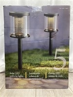 Solar Led Pathway Lights (pre Owned)