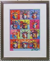LIBERTY AND JUSTICE GICLEE BY PETER MAX